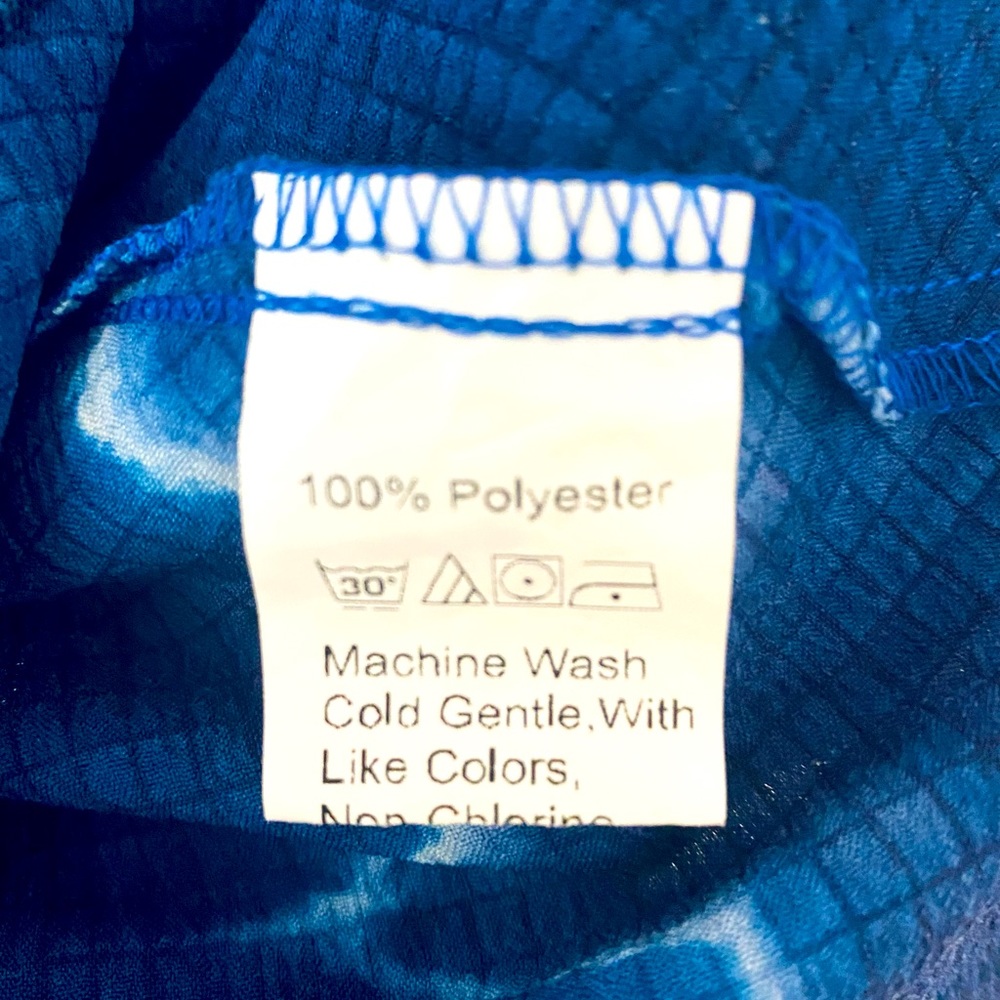 Blue Sky Tie-Dye Skater Dress - Picture 3 of 4